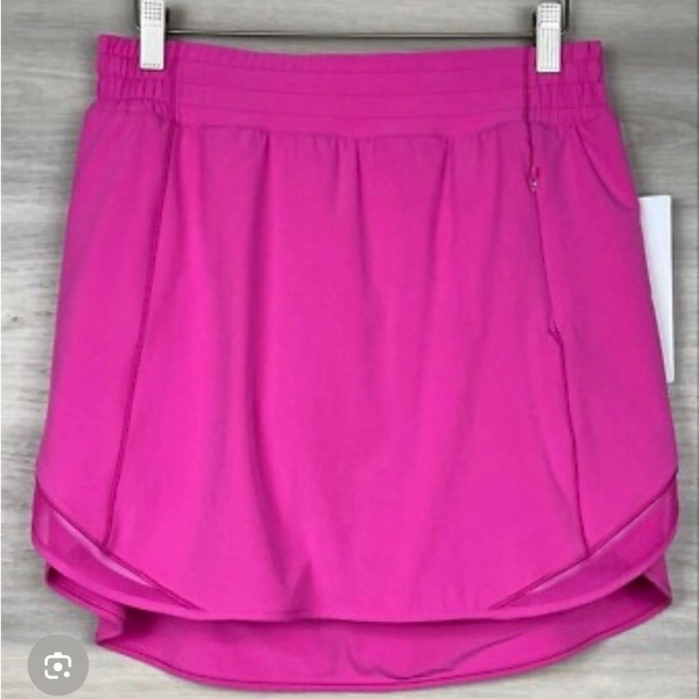 Lululemon hot pink Hotty Hot HR skirt